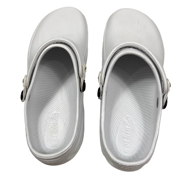 NothinZ White Lightweight Clogs Unisex - Picture 4 of 4